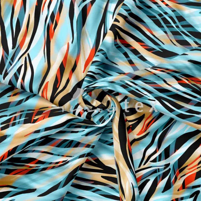 Viskose, Jersey, Stoffe, besonders weicher Griff, Streifen 